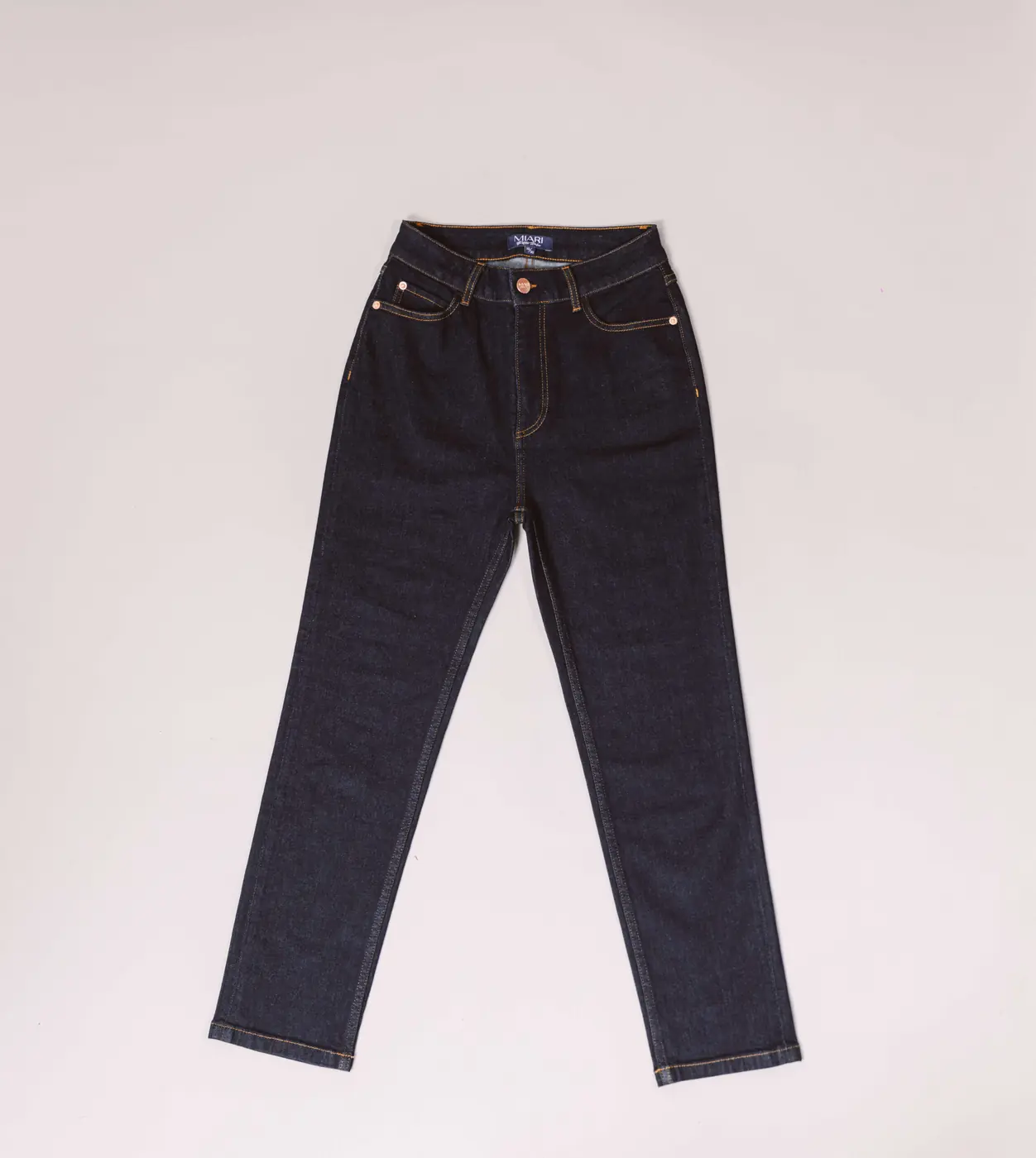 Petite Slim Fit Jeans – Dark Blue — detailfoto 7